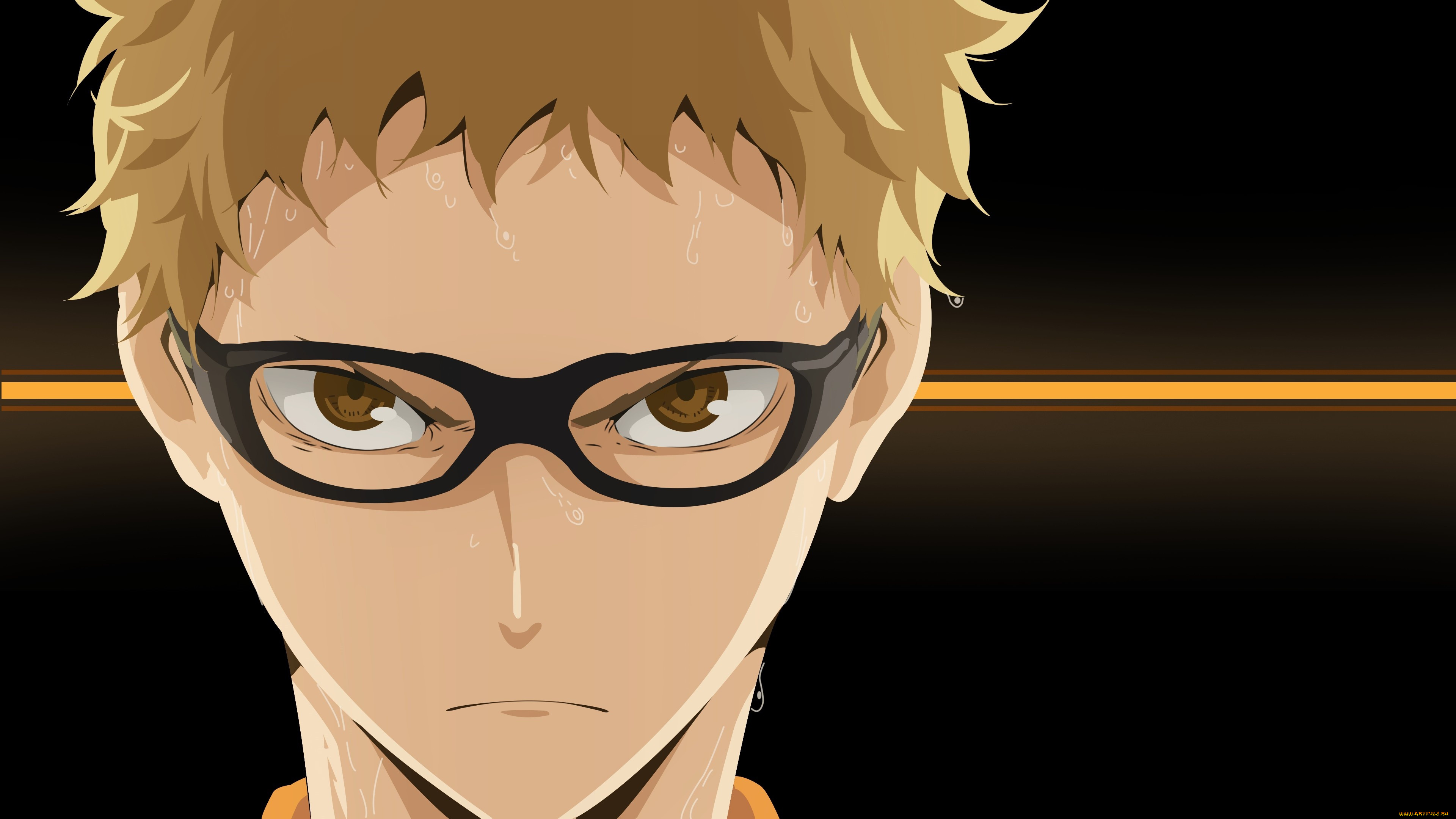 Обои Аниме Haikyuu, обои для рабочего стола, фотографии аниме, haikyuu,  japonese, manga, tsukishima, kei, anime Обои для рабочего стола, скачать  обои картинки заставки на рабочий стол.